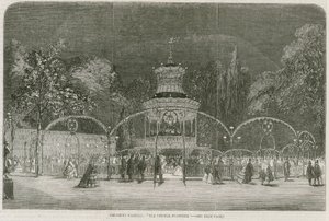Cremorne Gardens, London: The Crystal Platform by English School