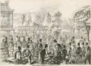 Cremorne Gardens, London, in the Height of the Season by English School