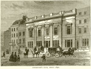 Crockfords Club, about 1840 by English School