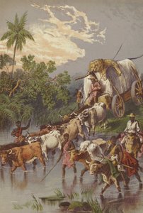 Crossing a stream in South Africa by English School