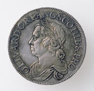 Crown of Oliver Cromwell (1599-1658), London Mint, 1658 (obverse)