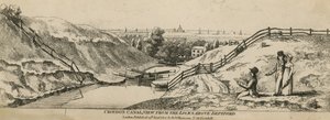 Croydon Canal View from the Locks Above Deptford by English School
