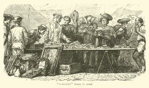 Curiosity stall in Rome by English School