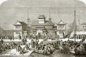 Custom House at Shanghai by English School