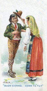 Customary Greeting in Italy