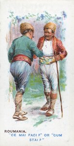 Customary Greeting in Roumania by English School