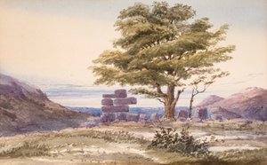 Cyclopean Remains near Kouvera in the Morea by English School