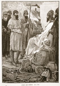 Cyrus and Croesus by English School