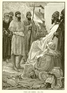 Cyrus and Croesus by English School