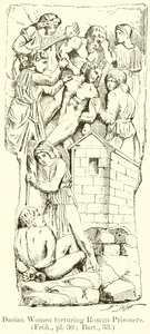 Dacian Women Torturing Roman Prisoners by English School