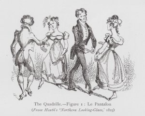 Dancing: The Quadrille, Figure 1, Le Pantalon by English School
