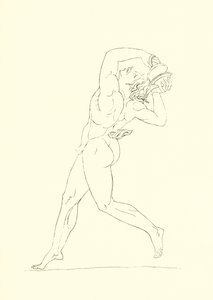 Dancing Male Figure by English School
