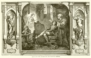 Dante in the Studio of the Painter Giotto by English School
