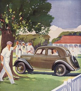 De Luxe Ford Saloon, advertisement