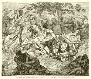 Death of Adolphus of Nassau in the Battle of Gollheim