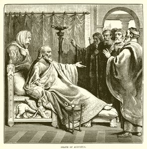 Death of Augustus by English School