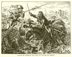 Death of Charles the Bold in Battle at Nancy