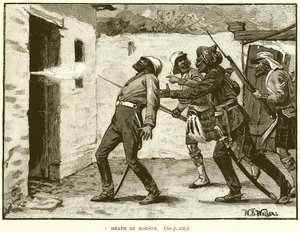 Death of Hodson by English School