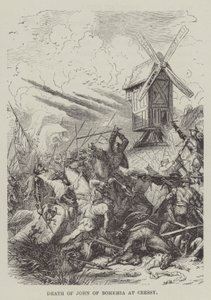 Death of John of Bohemia at Cressy