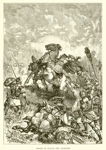 Death of Julian the Apostate by English School
