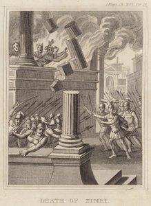 Death of Zimri by English School