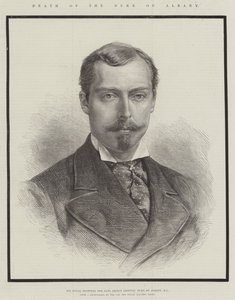 Death of the Duke of Albany, His Royal Highness the late Prince Leopold, Duke of Albany, KG by English School