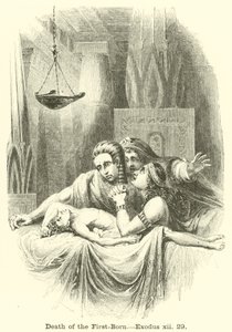 Death of the First-Born, Exodus 12:29 by English School