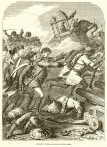 Defeat of Hyder Ali by Sir Eyre Coote by English School