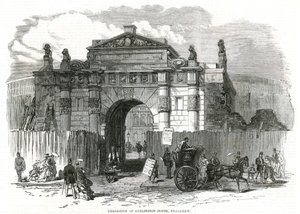 Demolition of Burlington House, Piccadilly by English School