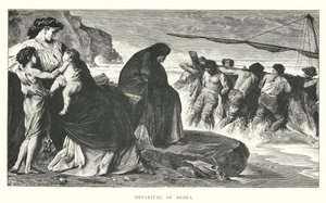 Departure of Medea by English School