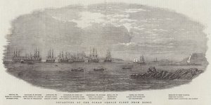 Departure of the Ocean French Fleet from Brest by English School