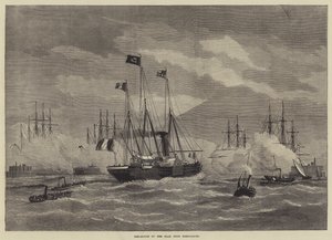 Departure of the Shah from Portsmouth by English School