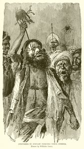 Dervishes in Ecstasy Piercing Their Cheeks by English School