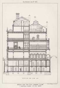Design for The City Liberal Club by English School