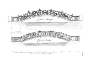 Designs for garden bridges, published 1773