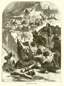 Destruction of Givet by English School