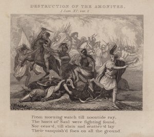 Destruction of the Ammonites by English School