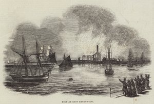 Destructive Fire at East Greenwich