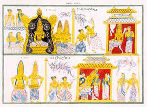 Dewa Loka, from The History and Doctrine of Buddhism by Edward Upham, 1829