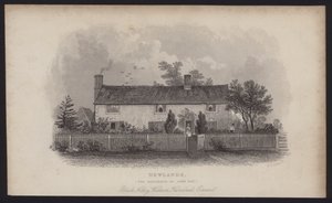 Dewlands, the Residence of John Ray, Black Notley, Witham Hundred, Essex