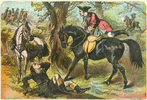 Dick Turpin gains possession of Black Bess by English School