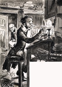 Dickensian clerk