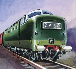 Diesel Locomotive by English School
