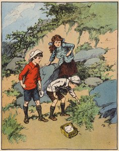 "Discovered the Bed of Fern Cold and Empty" by English School