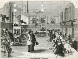 Discussion Forum, Fleet Street, London by English School