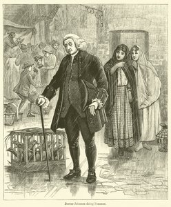 Doctor Johnson Doing Penance by English School
