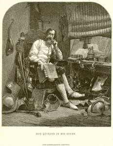 Don Quixote in his Study