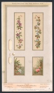 Door Panel Decoration by English School