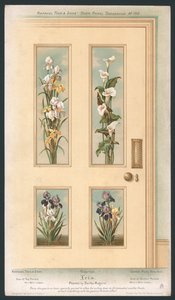 Door Panel Decoration by English School