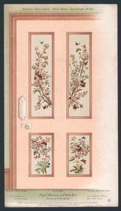 Door Panel Decoration by English School